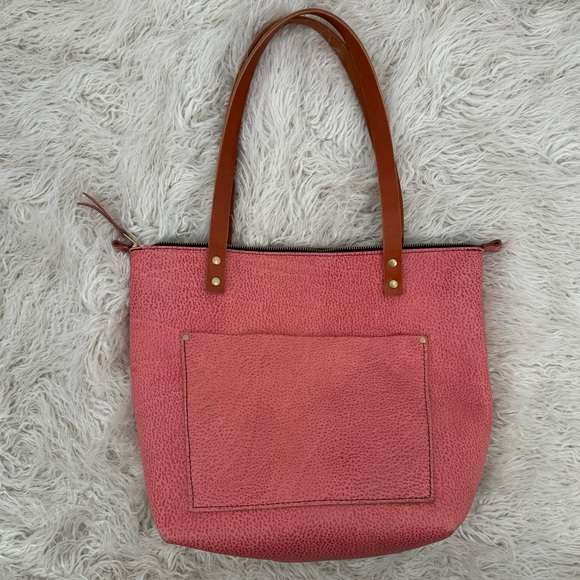 Portland Leather Handbags - Portland Leather Flamingo Medium Tote Bag Purse